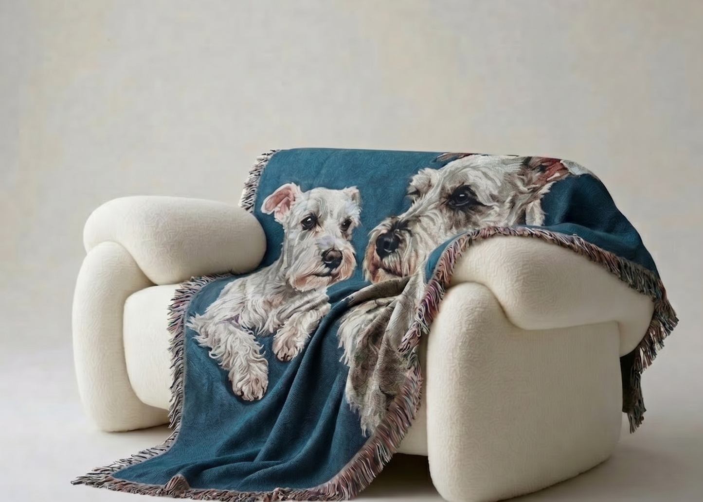 Personalized  Woven Blanket - Custom Throw