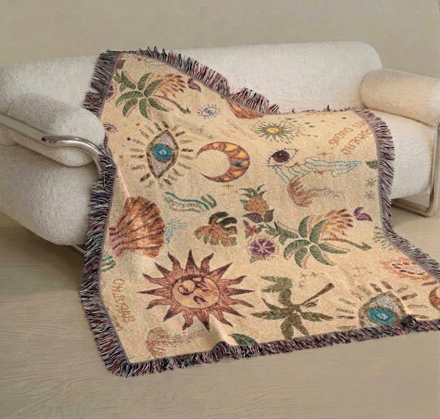 Personalized Lifestyle Woven Blanket - Custom Throw